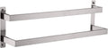 KOKOSIRI 2-Tier Ladder Towel Bar 20 in - Space-Saving Brushed Steel