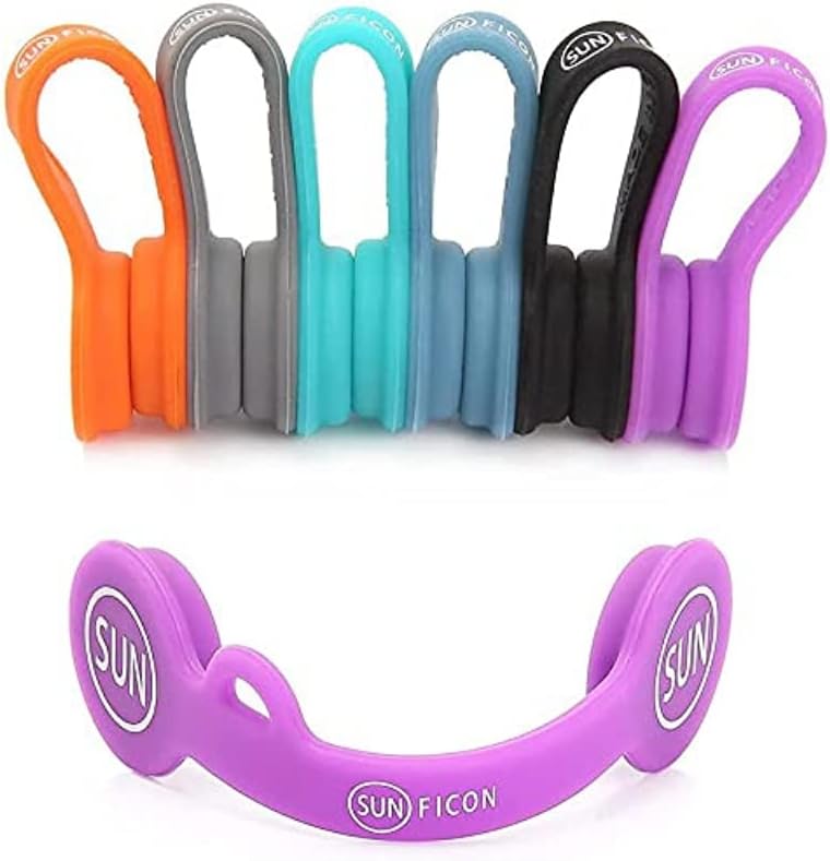 SUNFICON 6 Pack Magnetic Cable Organizers