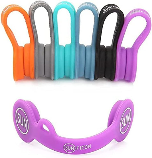 SUNFICON 6 Pack Magnetic Cable Organizers