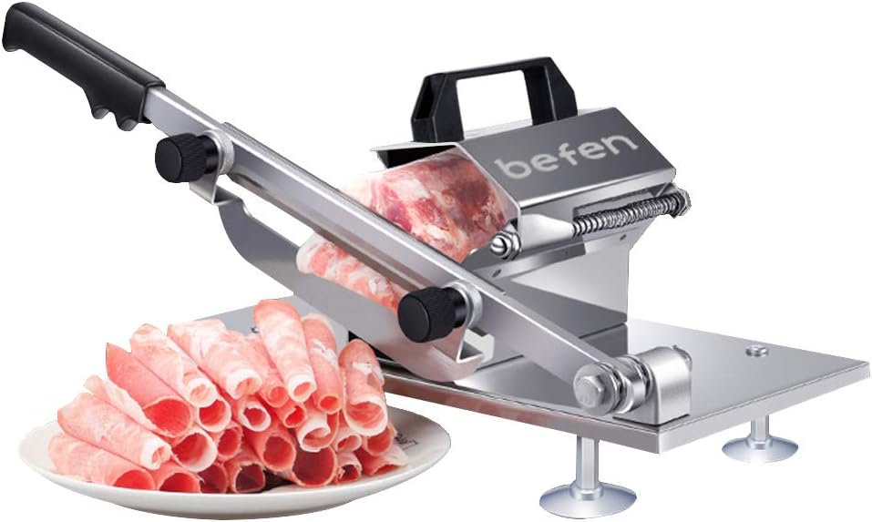Manual Frozen Meat Slicer for Perfectly Thin Cuts at Home
