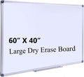 60in x 40in Magnetic Dry Erase Whiteboard - Large Wall Mounted Board