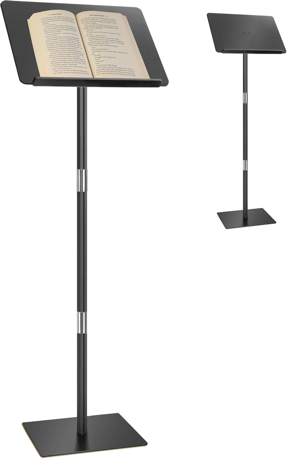 Acrylic Adjustable Podium Stand for Church, Weddings, Classroom