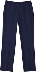 Men's Dress Pants Slim Fit Black Navy Trousers - Modern Slim Cut