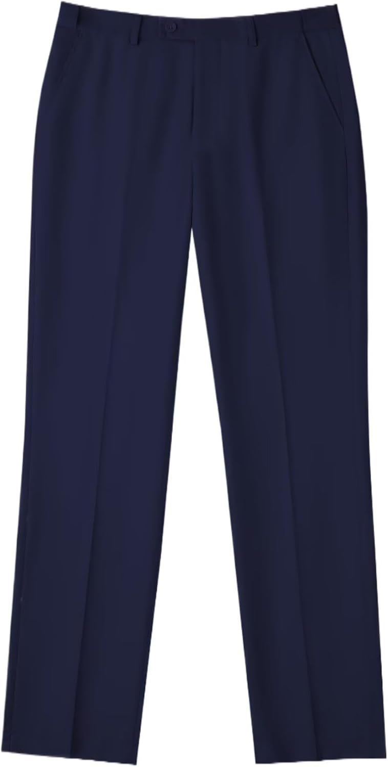 Men's Dress Pants Slim Fit Black Navy Trousers for Any Occasion