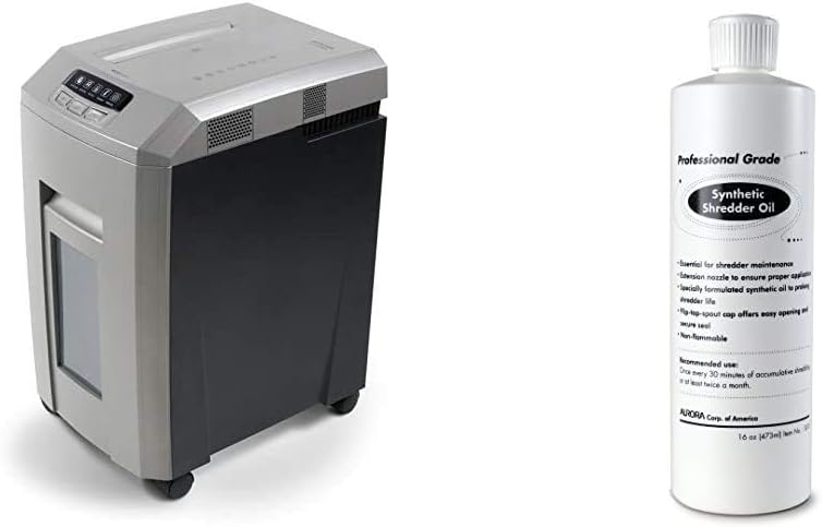 Professional Grade Shredder with Synthetic Oil for Longevity