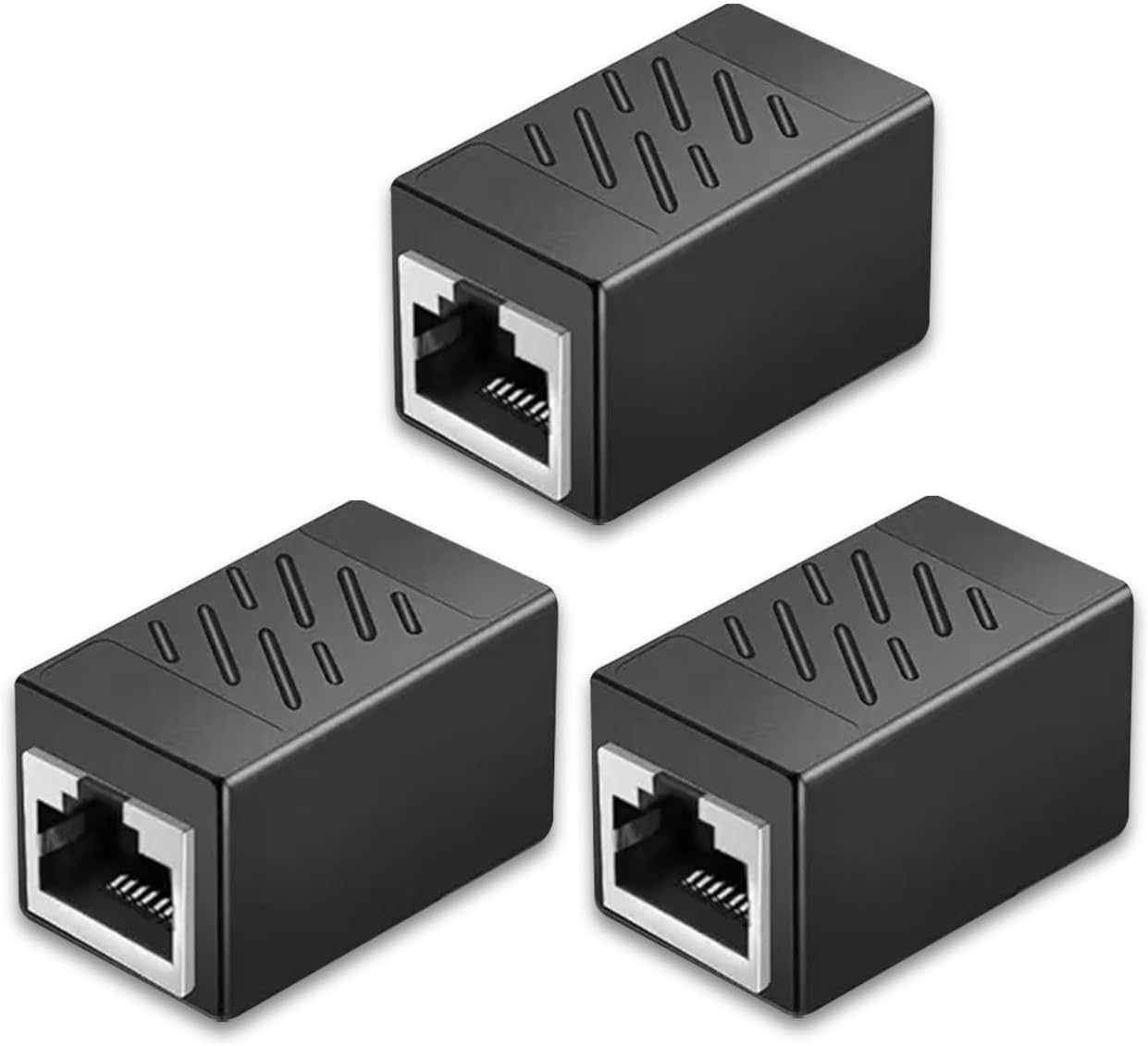 Premium Gold Ethernet Coupler 3-Pack, EZYUMM