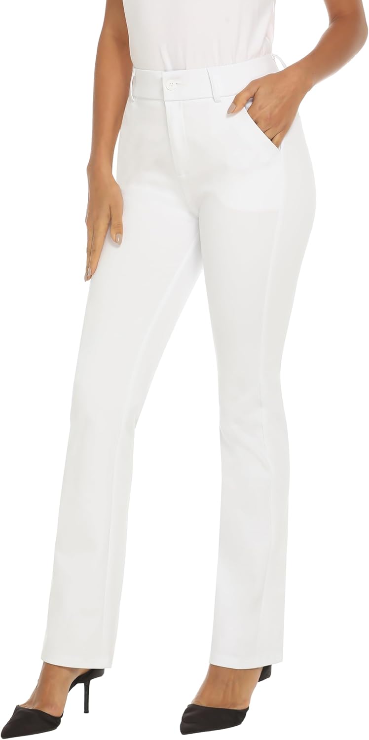 iChosy Women's Comfort Bootcut Stretch Dress Pants for All Occasions