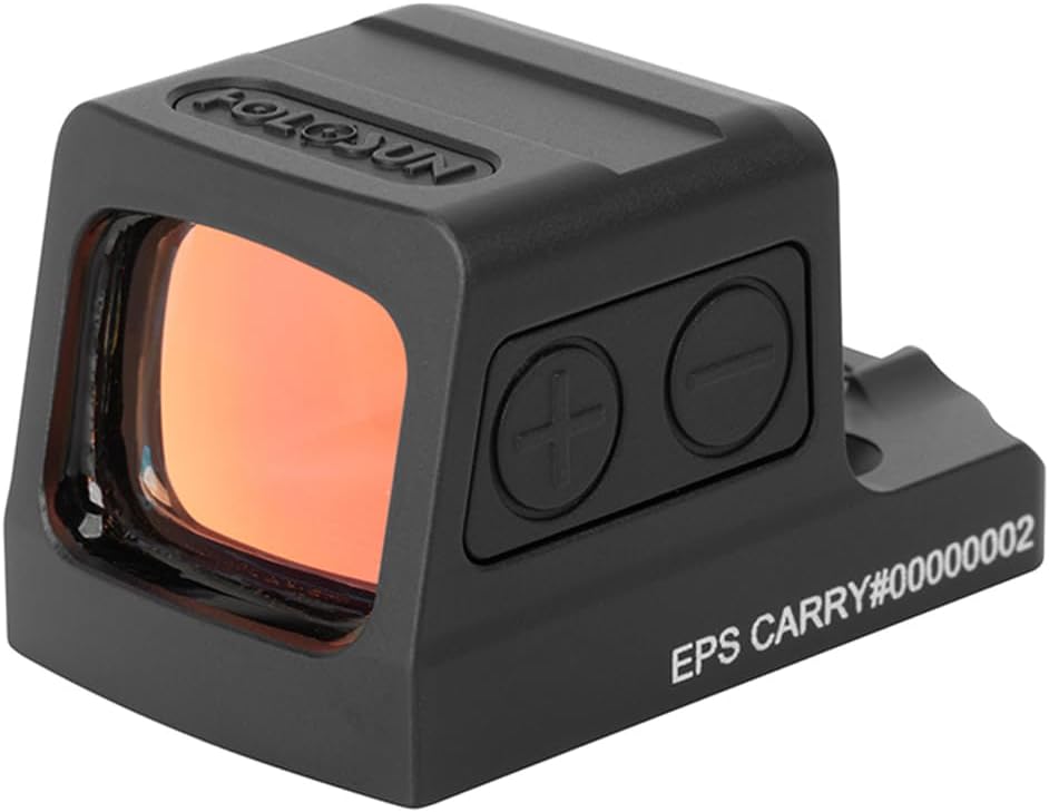 HOLOSUN EPS Carry 2 MOA Dot Reflex Sight for Subcompact Handguns