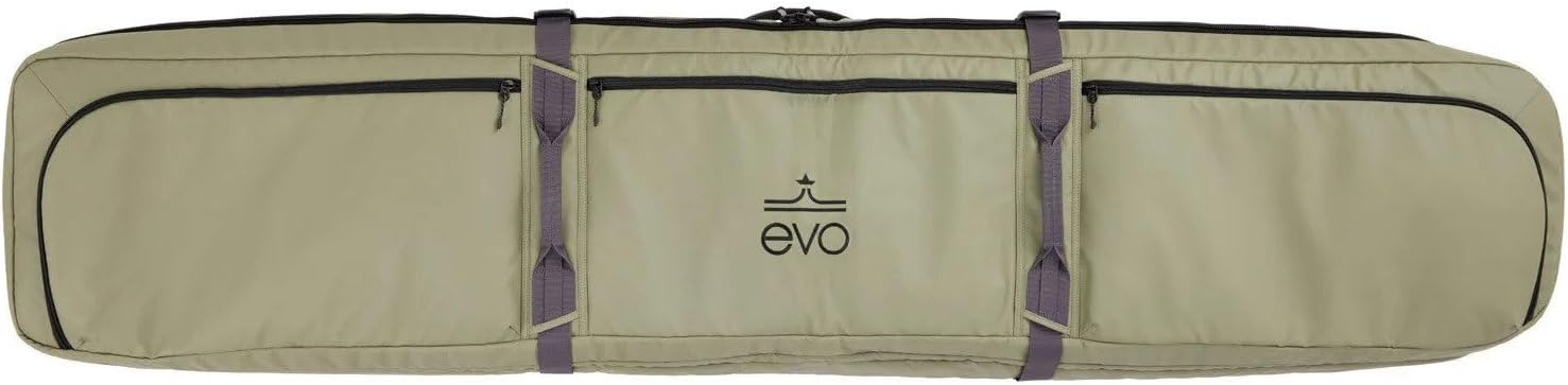 evo Deluxe Ski & Snowboard Roller Bag - TSA Compliant, Holds 2 Setups!  