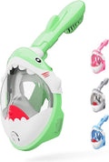 Full Face Snorkel Mask for Kids - 180 HD View Anti-Fog Seal