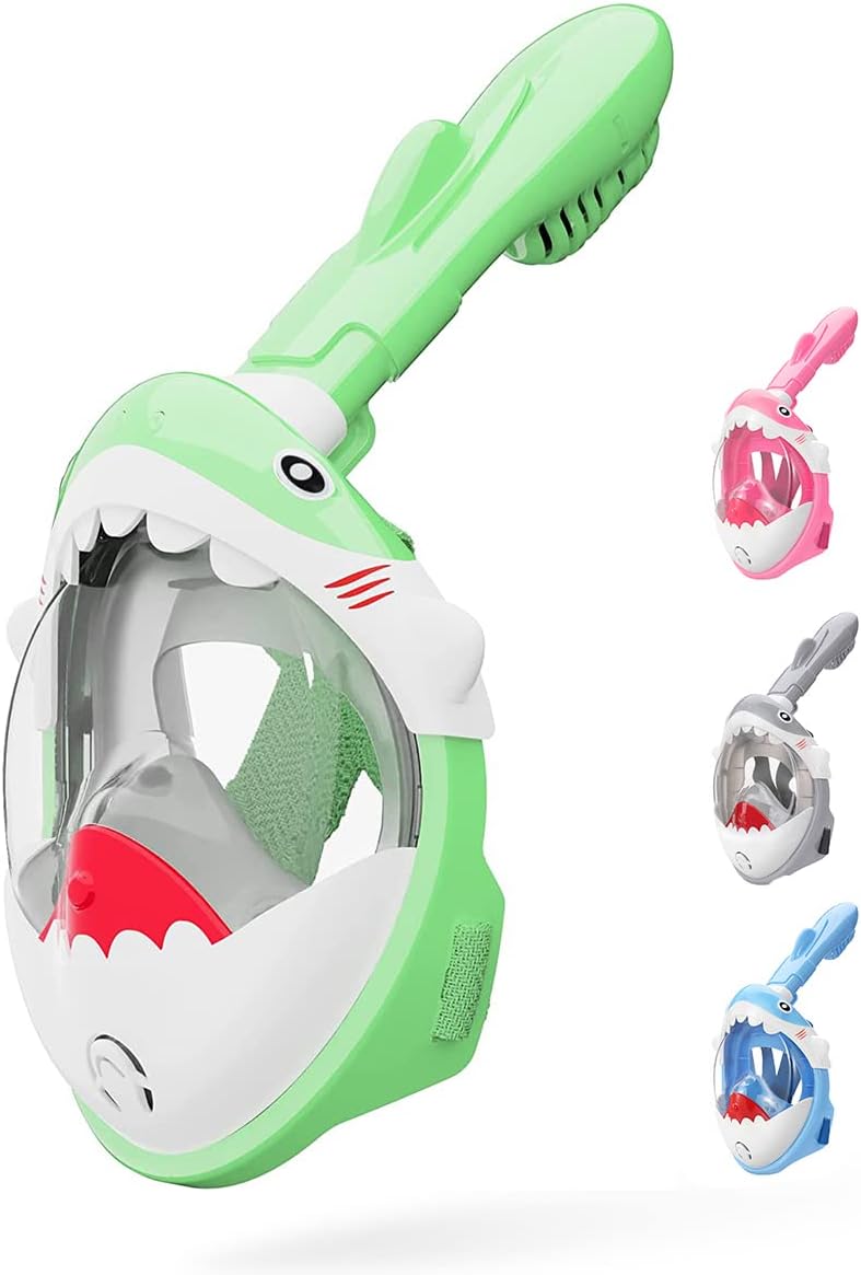 THENICE Kids Snorkel Mask: 180 Anti-Fog View