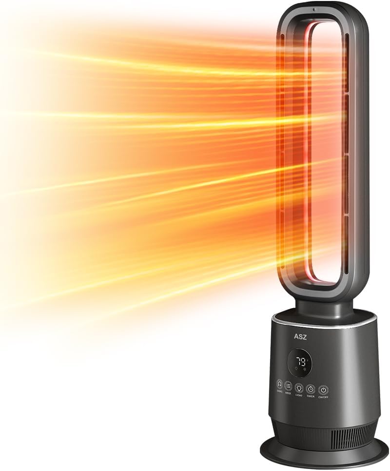 ASZ Tower Heater: Cozy & Efficient 1500W Warmth
