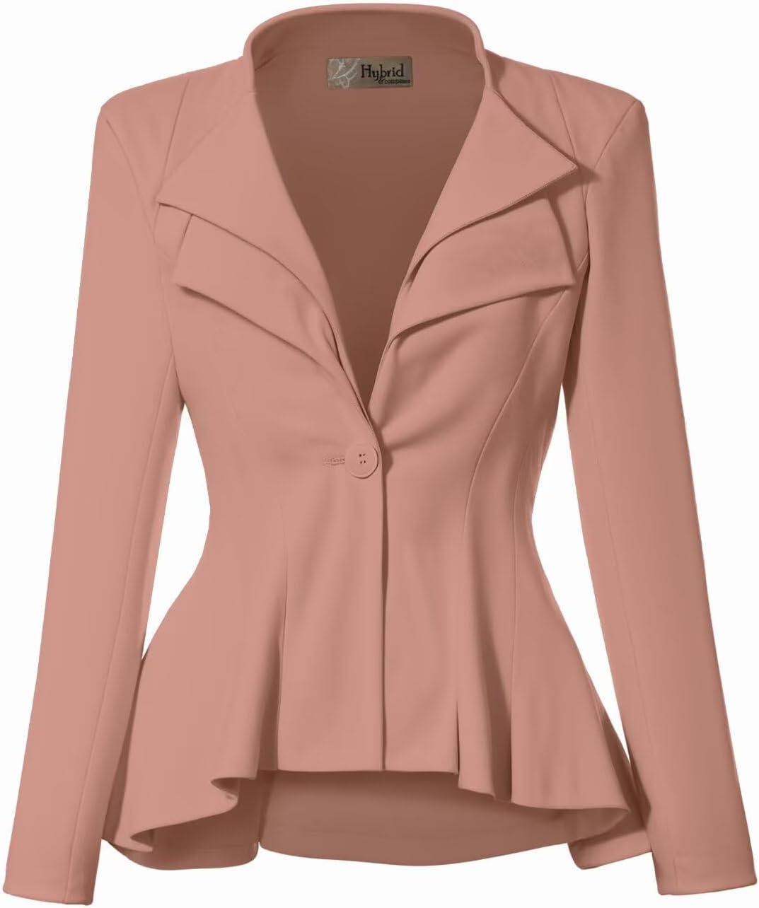Hybrid Women's Casual Work Office Dressy Peplum Blazer