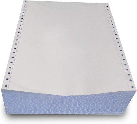 FirstZi Fanfold Computer Paper: 9.5x11, 1000 Count - Ideal for Receipts & Invoices