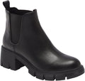 Juliet Holy Lug Sole Platform Ankle Booties - Chunky Comfort