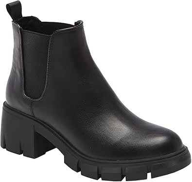 Juliet Holy Womens Chunky Block Heel Ankle Booties for Style