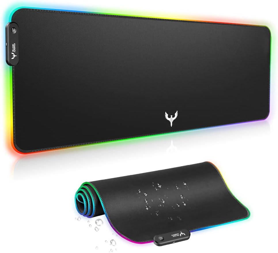 BladeHawks XL RGB Mouse Pad - 14 Light Modes!