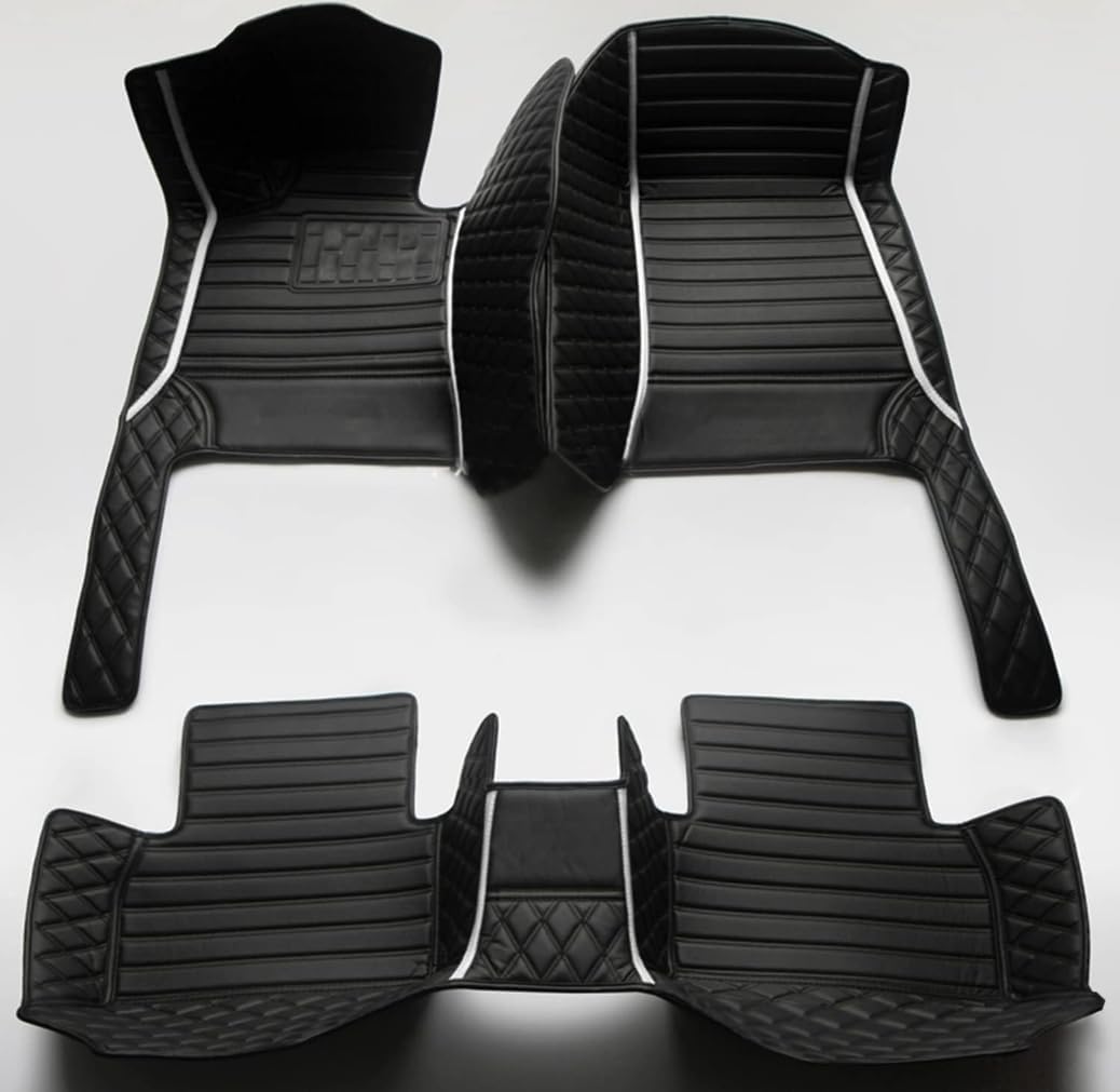 Luxury Leather Car Floor Mats Custom Personalized Full Coverage
