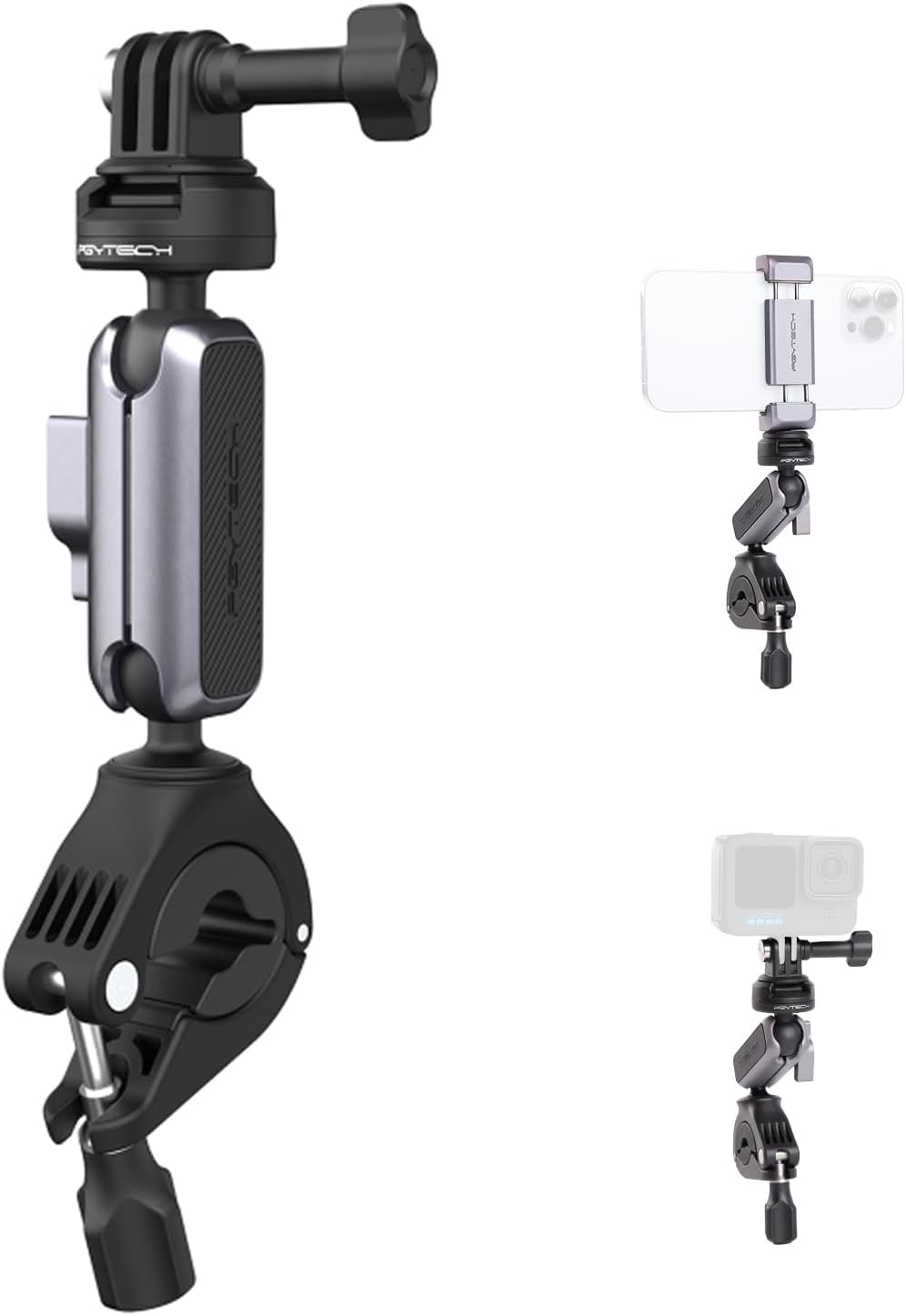 PGYTECH CapLock Bike Motorcycle Handlebar Mount for Action Cameras