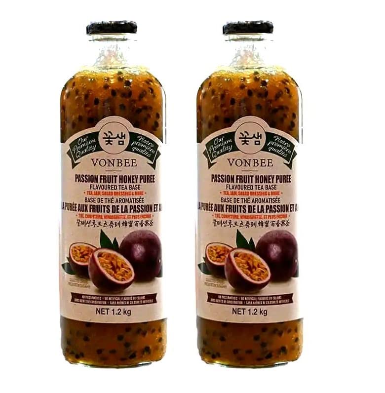 Vonbee Passion Fruit Honey Puree - Versatile and Delicious Treat