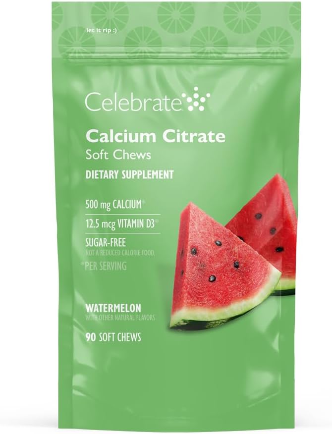 Celebrate Vitamins Bariatric Calcium Citrate Soft Chews 90 Count