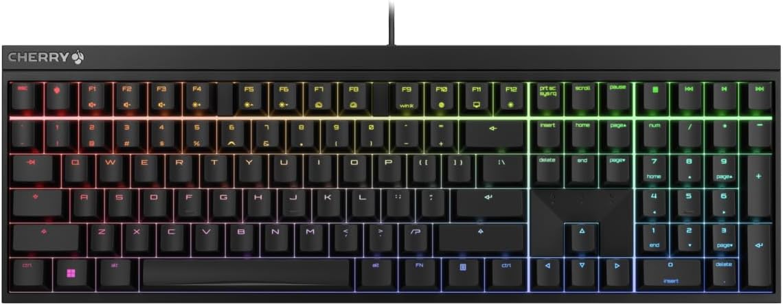Cherry Xtfy MX 2.0S Gaming Keyboard - MX2A Blue Switches