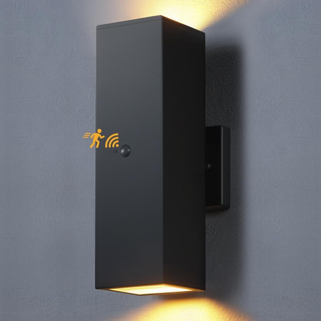 SHIMR Motion Sensor Outdoor Wall Lights for Enhanced Security