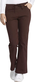 Women's Drawstring Cargo Scrub Pants in Soft Brushed Poplin - Sizes