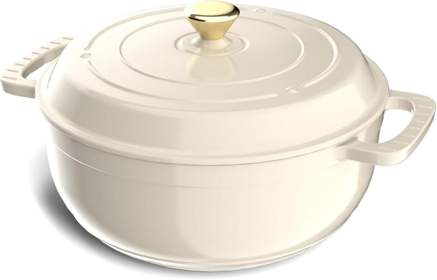 ROVSUN Enameled Cast Iron Round Dutch Oven for All Cooking Needs
