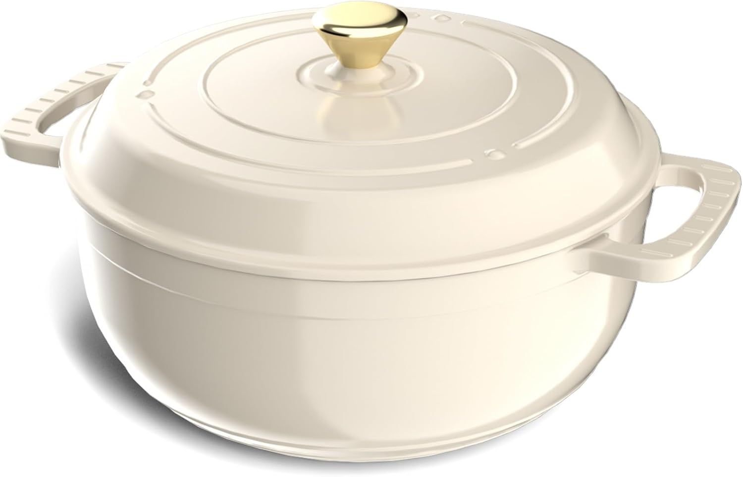 ROVSUN Enameled Cast Iron Round Dutch Oven for All Cooking Needs