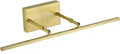 Aipsun Brushed Gold 24in LED Vanity Light - Adjustable Cool White