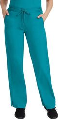 Taylor Women's Mid Rise Scrub Pants Plus Size - Pull-On Comfort