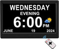 Extra Large Impaired Vision Digital Alarm Clock with Day and Time