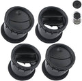 TQPONLY Dashboard AC Heater Air Vent Louvre (Black) - OEM Fit