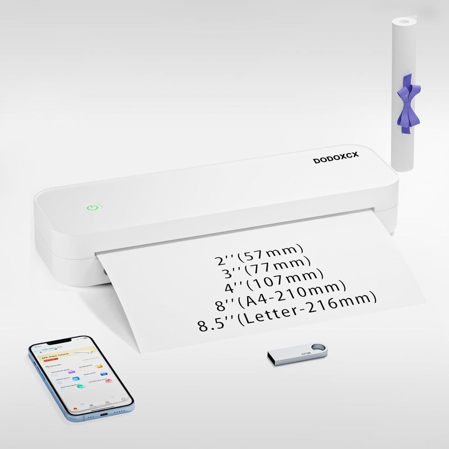 Wireless Pocket Printer for Travel - DODOXCX