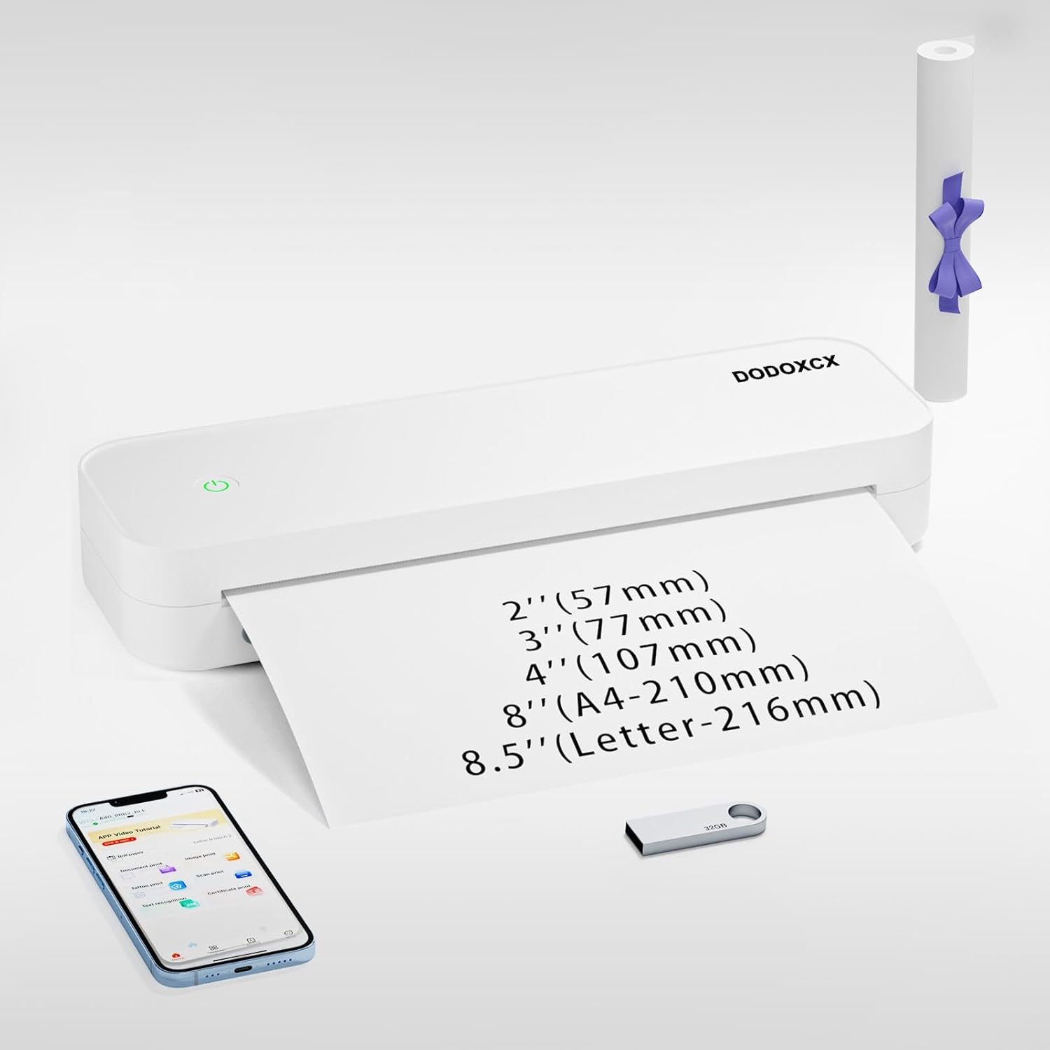 Wireless Pocket Printer for Travel - DODOXCX