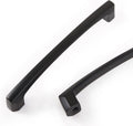 5 in (128mm) Matte Black Cabinet Handles Pack - Durable Kitchen Pulls