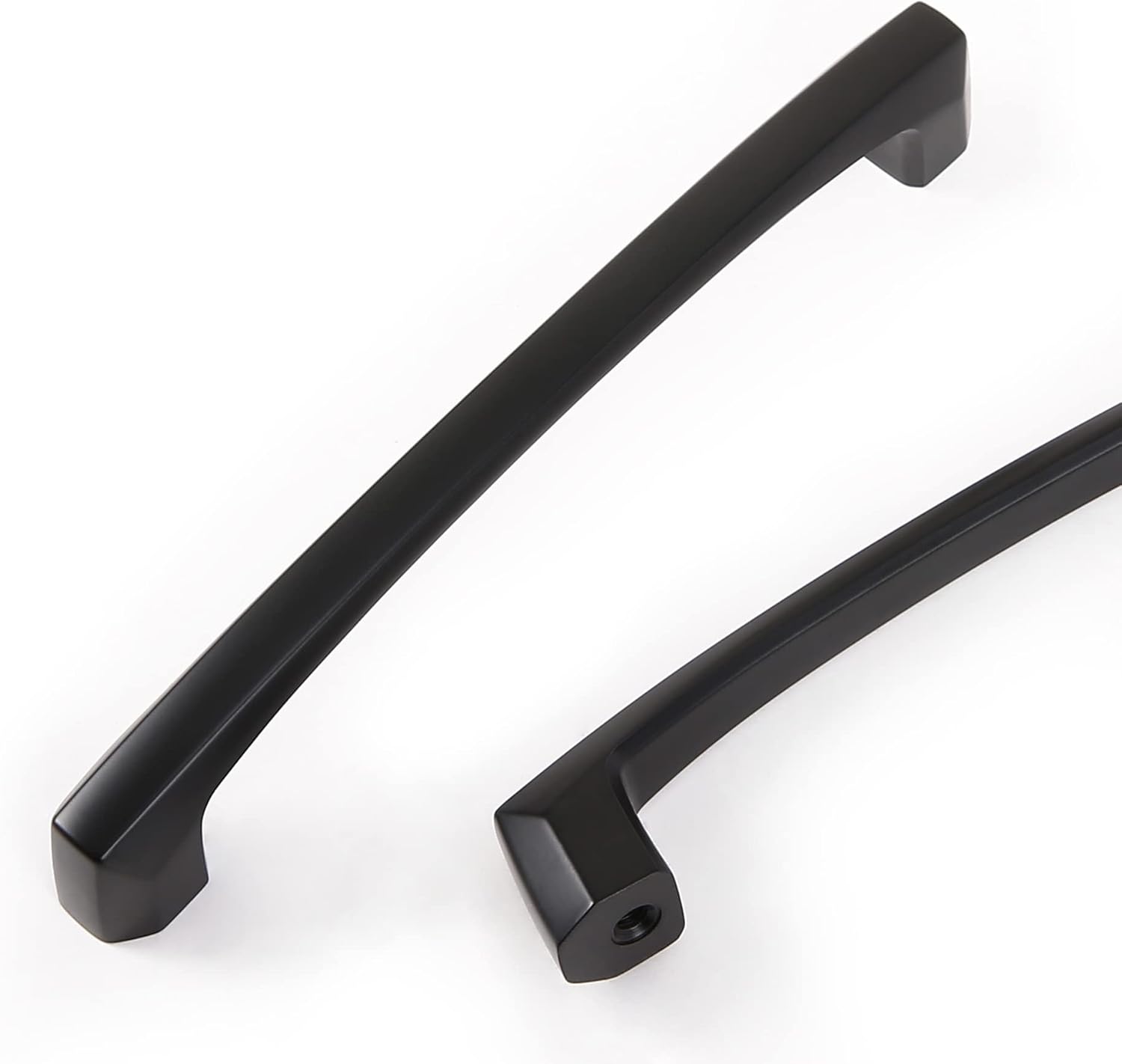 Matte Black Kitchen Cabinet Handles - 10 Pack 5 Inch Pulls