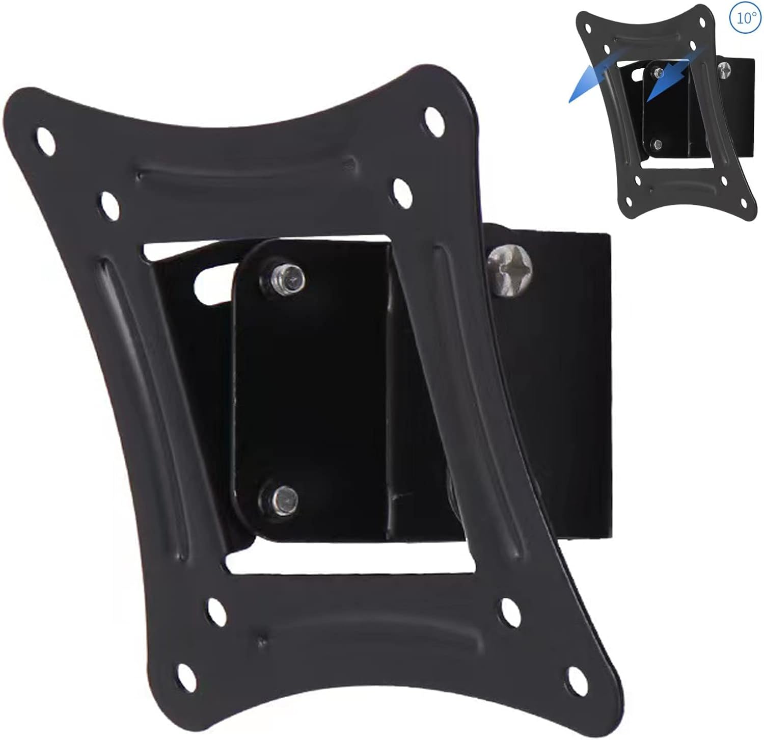 Space-Saving Tilting TV Wall Mount for Small Monitors