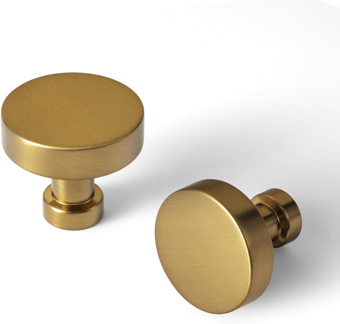 Goo-Ki Brushed Gold Cabinet Drawer Knobs for Modern Homes