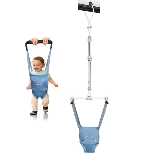 Cowiewie 2-in-1 Baby Jumper & Walking Harness - Adjustable, Blue