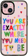 Compact iPhone 15 Case - Slim Clear Black with 4 ft. Protection