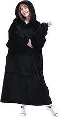 Wearable Blanket Sweatshirt for Women and Men - Super Warm Cozy Hooded