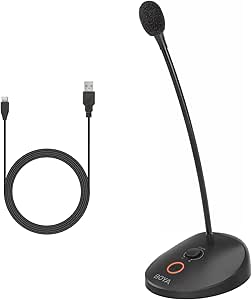 BOYA USB Microphone for Clear Sound in Streaming and Gaming