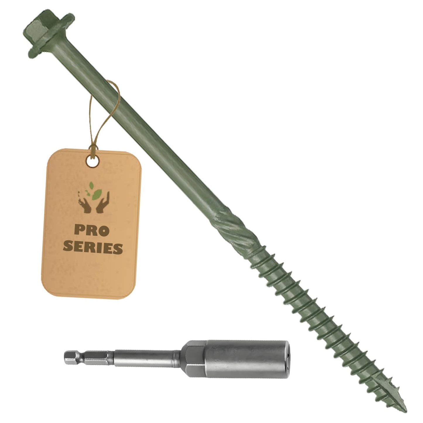 40PCS Heavy-Duty Timber Screws for Landscaping and Construction