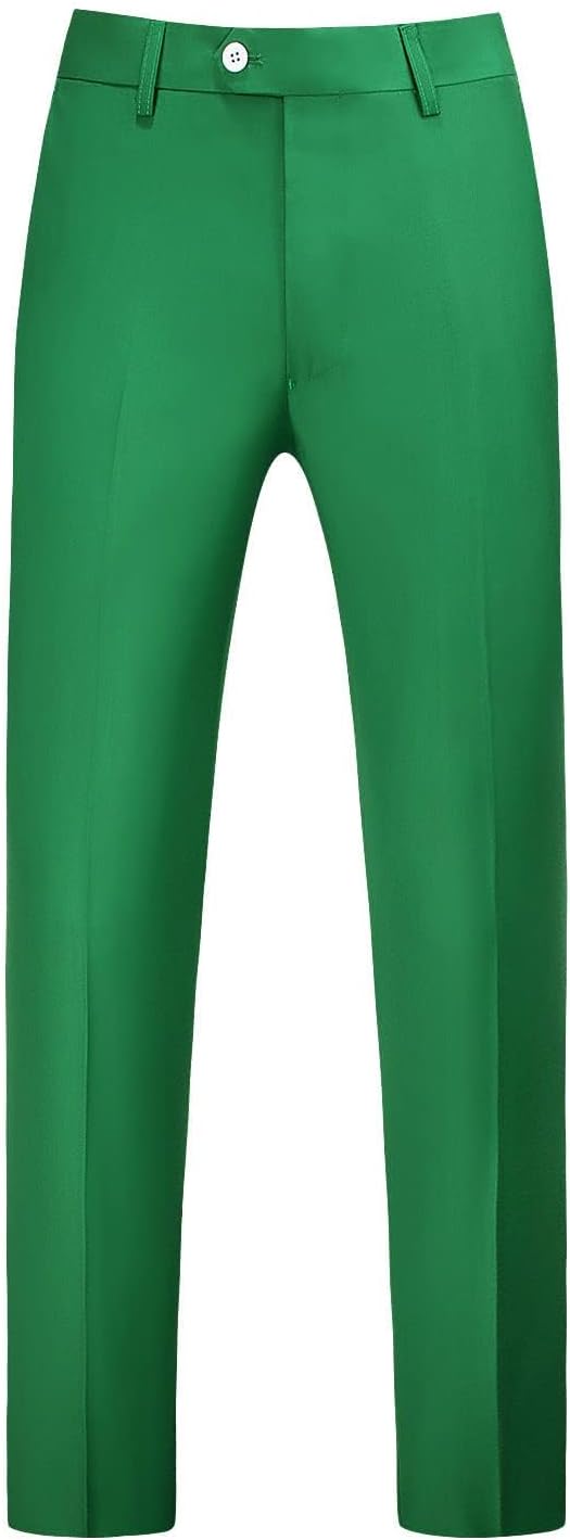 MOGU Mens Front Flat Casual Dress Pants for Stylish Comfort