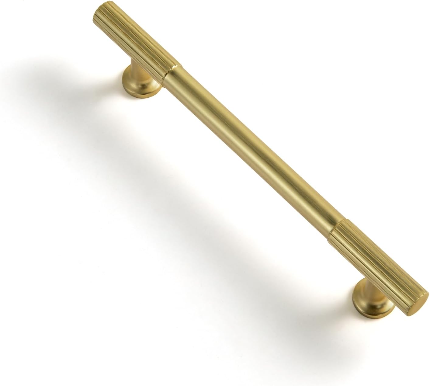 Goo-Ki Brushed Brass Zinc Alloy Cabinet Handles for Luxury Style