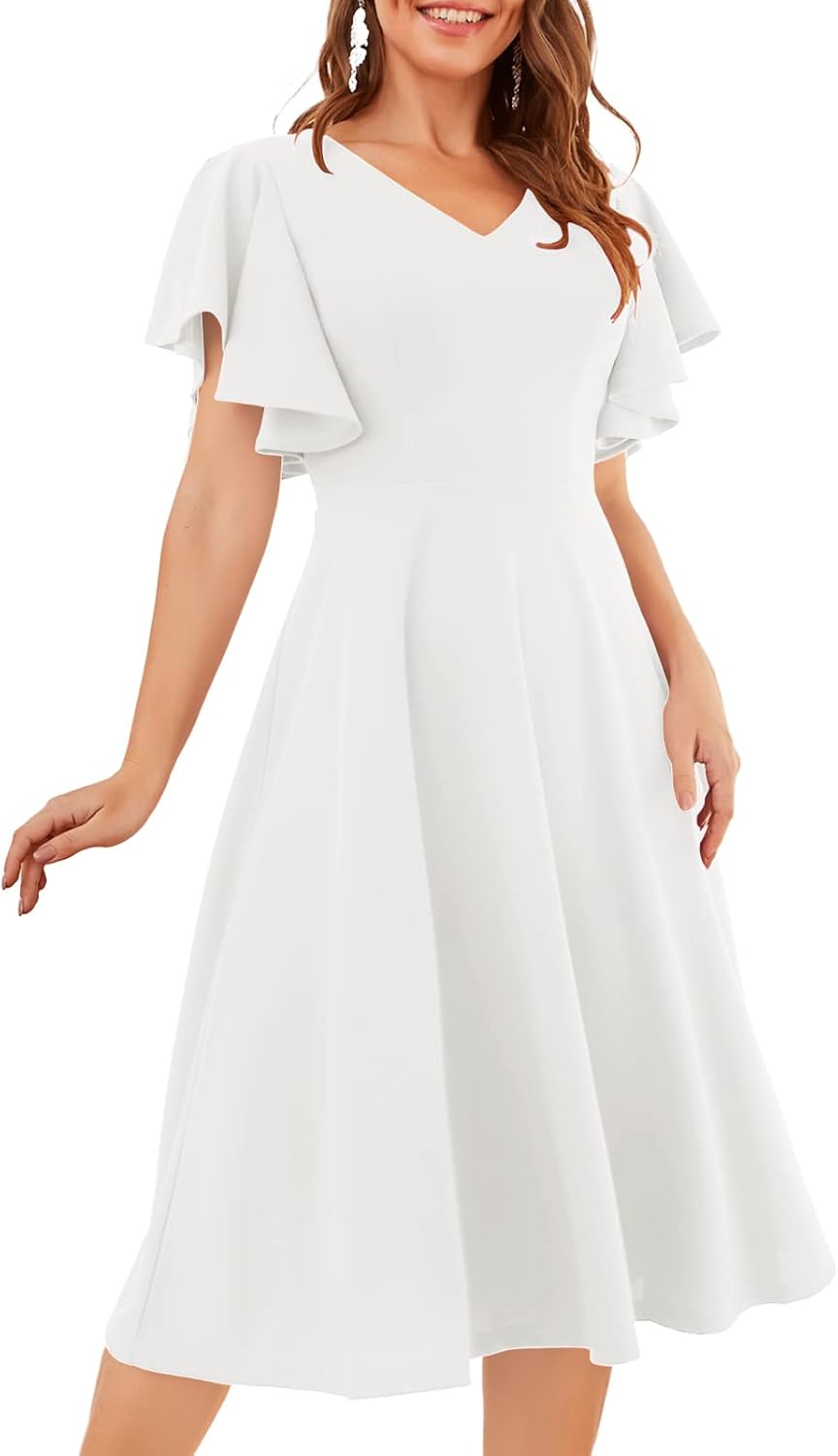 Bridesmay Women's Formal Cocktail Wedding Guest Dress 2025