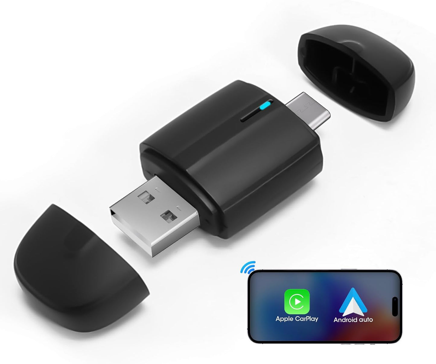 Wireless CarPlay & Android Auto Adapter: Plug & Play Freedom