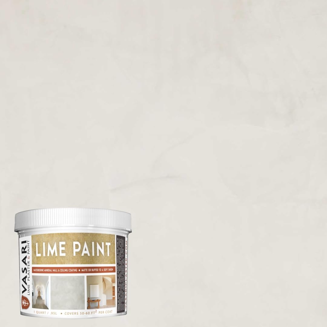 VASARI Lime Plaster & Paint: Natural Lime Paint in Alabaster